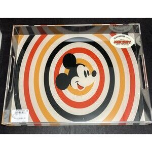 Pop-In @ Nordstrom Disney Mickey Mouse‎ Clear Acrylic Serving Tray 12” X 15”